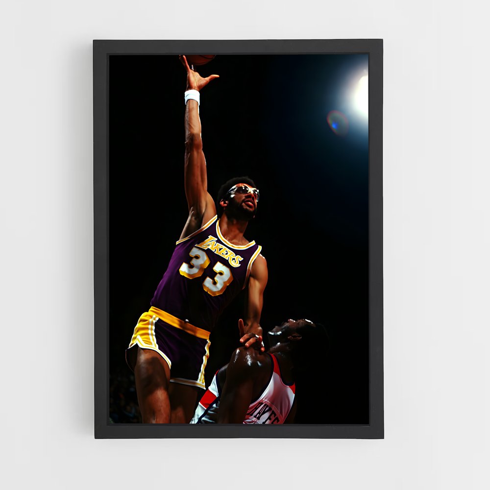 Poster Légende en Purple – affiche Basketball (vue 2)